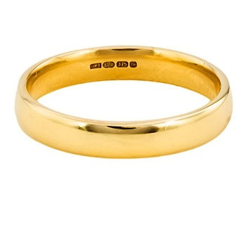 9ct gold 1.9g Wedding Ring size J
